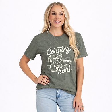 Country Soul Guitar - Women's Short Sleeve Graphic T-Shirt