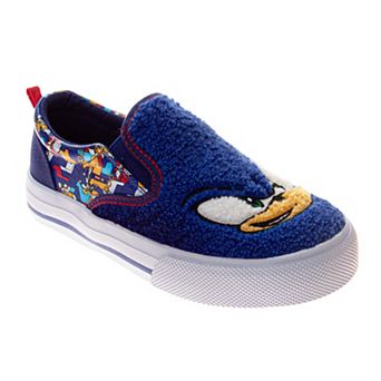 Sonic the Hedgehog Sonic & Knuckles Boys' Slip-On Canvas Shoes (Toddlers/Little Kids)