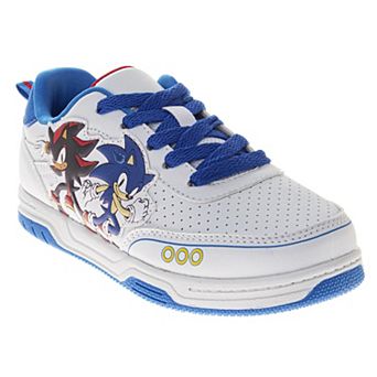 Sonic the Hedgehog Rival Racers Boys' White Court Sneakers (Little Kids/Big Kids)