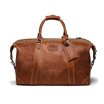 The Eira Duffle Bag Vintage Leather Weekender