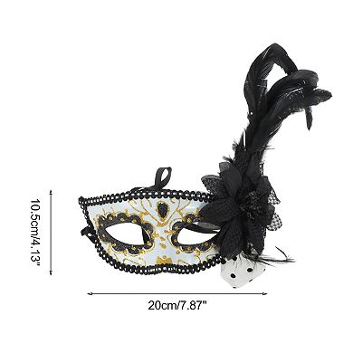 Feather King Half Face Party Mask 1 Pc