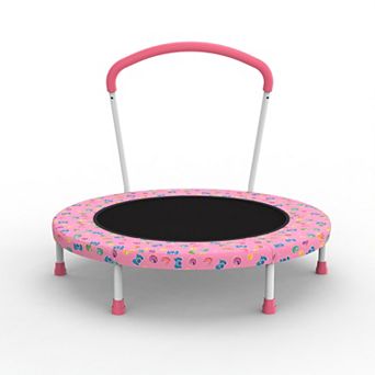 Merax Mini Trampoline for Kids Ages 1-6 Indoor Outdoor Trampoline with Handle