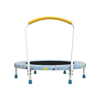Merax Mini Trampoline for Kids Ages 1-6 Indoor Outdoor Trampoline with Handle