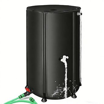 500D Portable Water Storage Tank Water Barrel Rainwater Collection System, Collect Rainwater