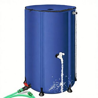 500D Portable Water Storage Tank Water Barrel Rainwater Collection System, Collect Rainwater
