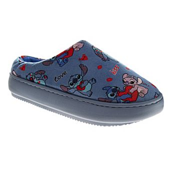 Disney Stitch & Angel Women's Slippers Cozy and Fun House Shoes (Adult)