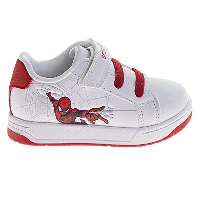 Marvel Web-Slinger Spider-Man Boys' White Sneakers (Toddlers/Little Kids)