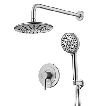 SUMERAIN Wall Mounted Shower System with Multi-Stage Filter, 9 Modes, Anti-Scale & SPA Experience