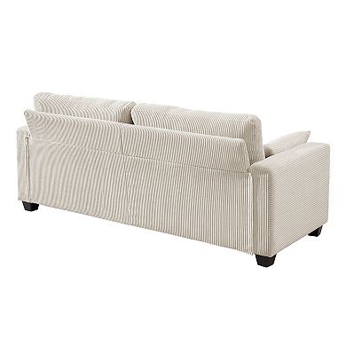 79" Corduroy Sofa For Living Room