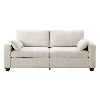 79" Corduroy Sofa For Living Room