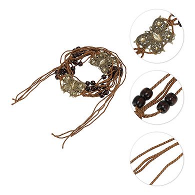 Butterfly Handmade Cord Belt 1 Pc