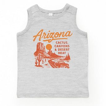 Arizona Cactus, Canyons & Desert Heat - Toddler Graphic Tank