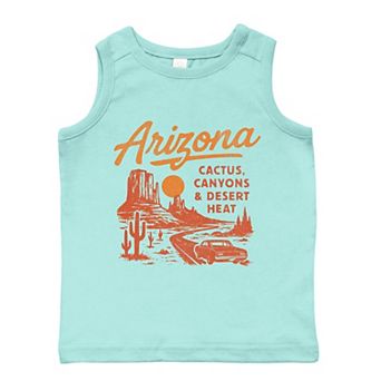 Arizona Cactus, Canyons & Desert Heat - Toddler Graphic Tank