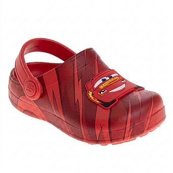 Disney Pixar Cars Lightning McQueen Boys' Red EVA Clogs (Toddler Little Kid)