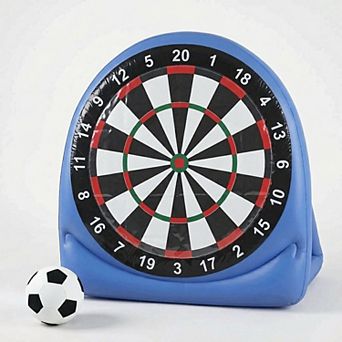 Inflatable Soccer Dart Board Game Giant Kick Dart Target with Sticky Ball Outdoor Lawn Sports Game