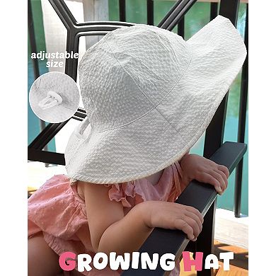 Sun Hat Girl Summer Bucket Beach Wide Brim UV Protection