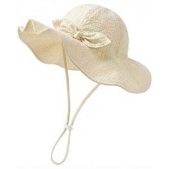 Sun Hat Girl Summer Bucket Beach Wide Brim UV Protection
