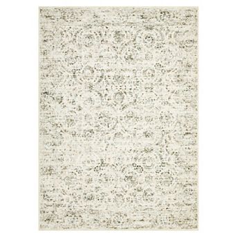 Medallion Area Rug Machine Washable Non Slip Non Shedding Stain Resistant Floor Cover for Bedroom