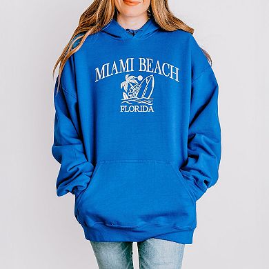 Embroidered Miami Beach Florida - Women's Graphic Hoodie
