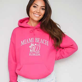 Embroidered Miami Beach Florida - Women's Graphic Hoodie