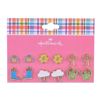 Hallmark 6 pack Easter Spring Stud Earring Set