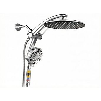 Shower Head with filtered Handheld High Pressure daul Shower Heads with Handheld Spray Combo