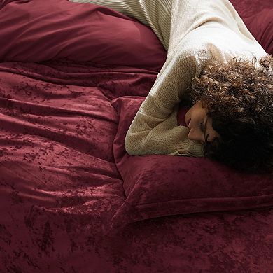 Ultra Soft Velvet Duvet Cover Set, 3pcs King Size, Luxury Bedding, Breathable, Elegant