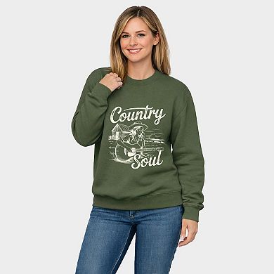 Country Soul Guitar - Women's Graphic Sweatshirt