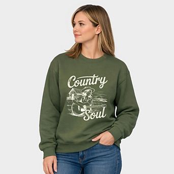 Country Soul Guitar - Women's Graphic Sweatshirt