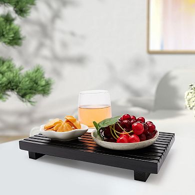 Small Bathroom Counter Tray Display Stand