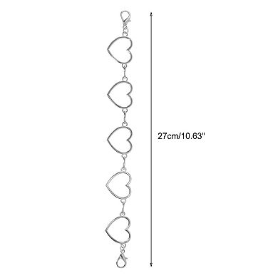 10.63" Lightweight Handbag Strap 1 Pc Silver Tone