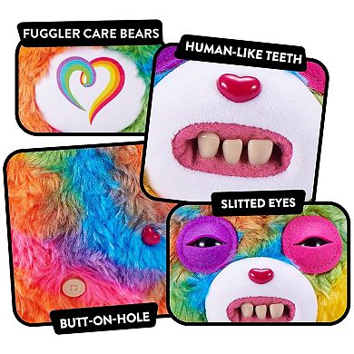 Fuggler Care Bears (Togetherness Bear) Plush, Funny Ugly Monster