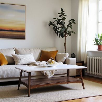 Mid Century Modern Coffee Table Stylish Luxury Living Room Piece
