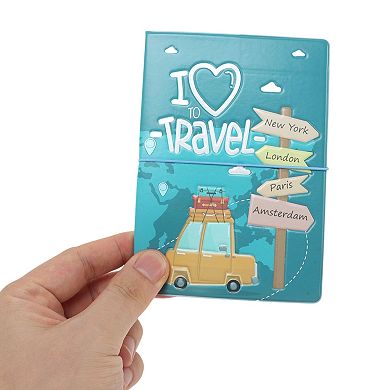 Creative Cartoon Heart Passport Holder 1 Pc