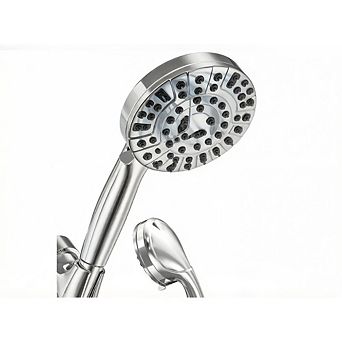 Great Ambitions High Pressure Shower Head with Handheld - 10 Functions,Pause Mode,6ft Hose & Bracket