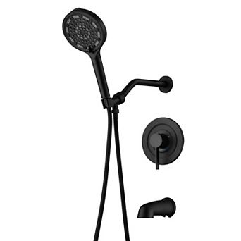 SUMERAIN Modern Luxury Wall Mounted Shower System, 6 Modes with Rapid Clean Function & 360° Rotation