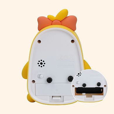 Silent Alarm Clock, Lovely 3D Duck-Shaped, Silent Non-Tick, Fits Guest Room 4.1"x1.6"x5.5"