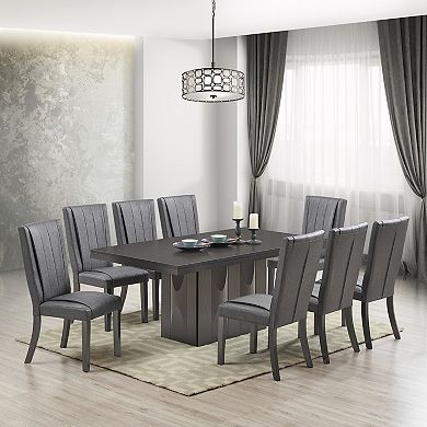 Kings Brand Furniture Dining Table with Rectangular MDF Top