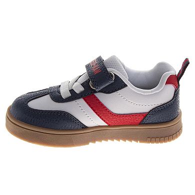 Marvel Spiderman Court Sneakers Boys Durable Rubber Sole Athletic Support Hook and Loop Active Play