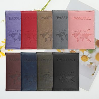 Textured Letter Passport Holder for Secure and Travel 1 Pc
