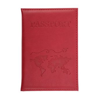 Textured Letter Passport Holder for Secure and Travel 1 pc