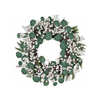 22-Inch Artificial Winter Christmas Wreath