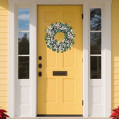 22-Inch Artificial Winter Christmas Wreath