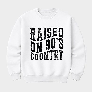 Raised On 90s Country - Women's Graphic Sweatshirt