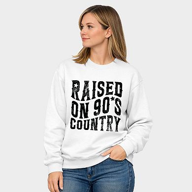 Raised On 90s Country - Women's Graphic Sweatshirt