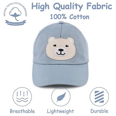 Baseball Cap Sun Hat Adjustable Cotton Lightweight Trucker Hat