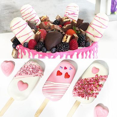 Popsicle Molds Silicone Ice Cake Pop Maker 3pc