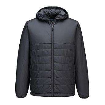 Portwest Mens Professional Insulated Hooded Padded Jacket