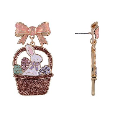 Hallmark Easter Basket and Bunny Earrings
