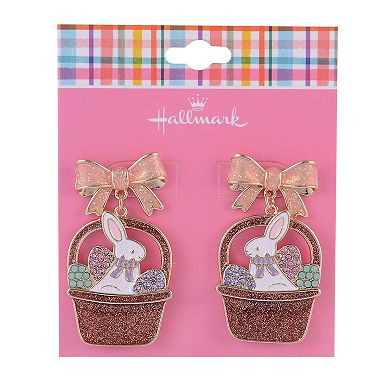 Hallmark Easter Basket and Bunny Earrings